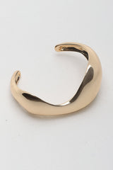 Merisa Irregular Cuff Bangle Gold