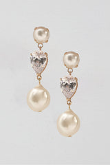 Aisling Three Tier Drop Earrings Gold