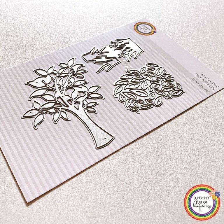 A Pocket Full of Happiness New Home Tree Add-On Die